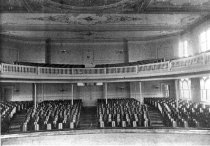 Interior of Rouss City Hall, auditorium